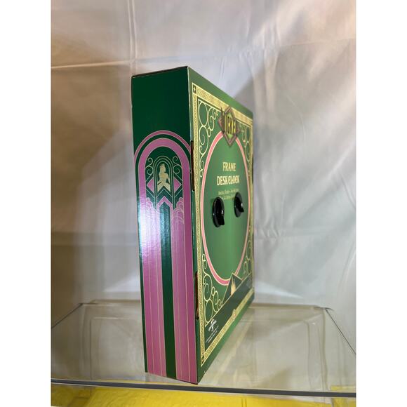 NEW Wicked Glinda Good Witch Frame Desk Clock Green - Picture 7 of 11